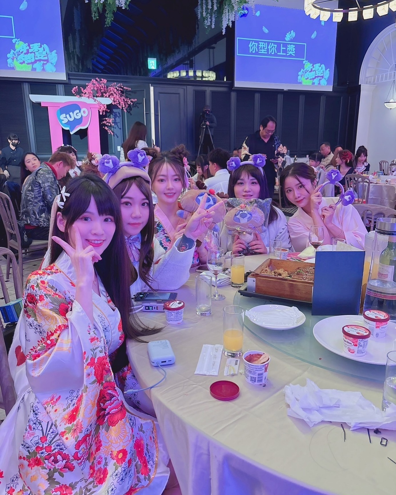女神學院團隊穿著日系服裝參與 SUGO 盛典